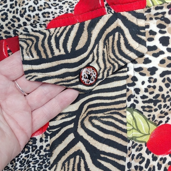 Vintage Nancy Bolen For City Girl Women's Button Up Blouse Size Large - Picture 5 of 12